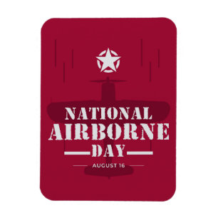 Nationaler Im Flugzeug Tag Magnet