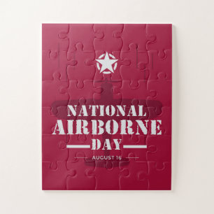 Nationaler Im Flugzeug Tag Puzzle