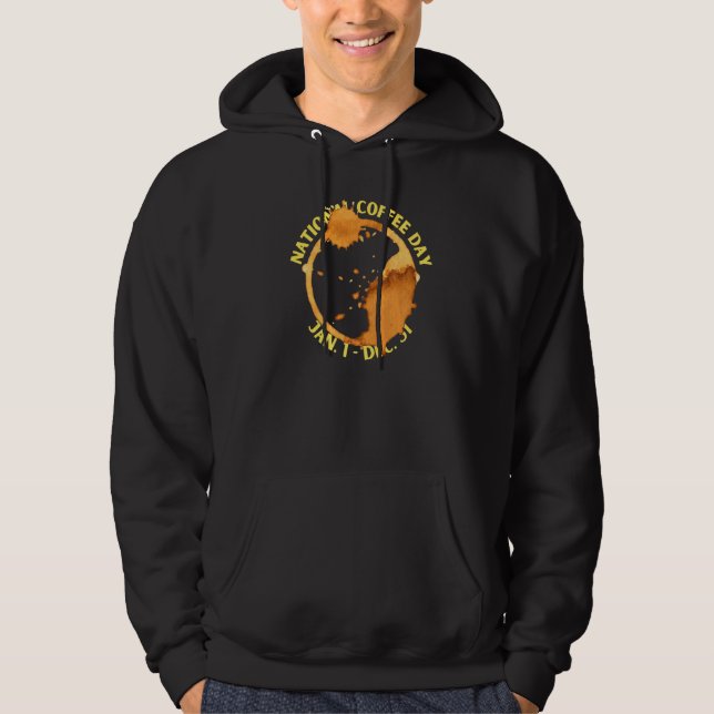 Nationaler Kaffeetag Hoodie (Vorderseite)