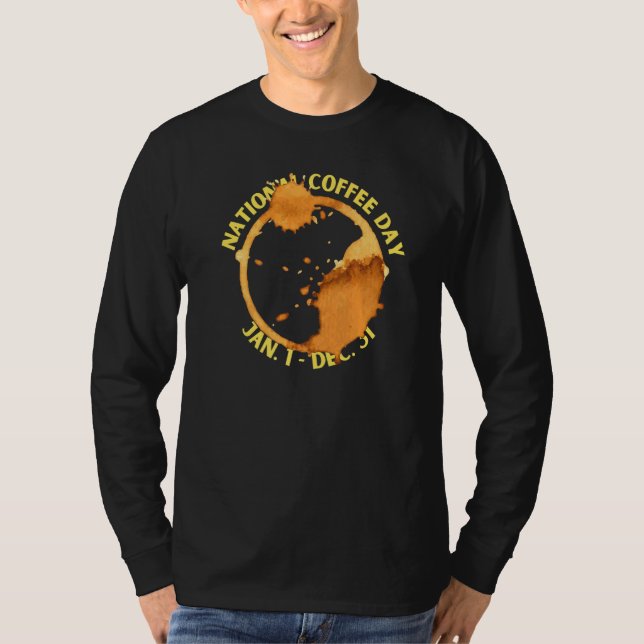 Nationaler Kaffeetag T-Shirt (Vorderseite)