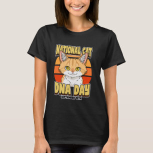 Nationaler Katzen-DNA-Tag 19. September Forschung  T-Shirt