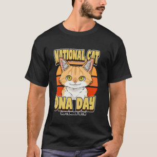 Nationaler Katzen-DNA-Tag 19. September Forschung  T-Shirt