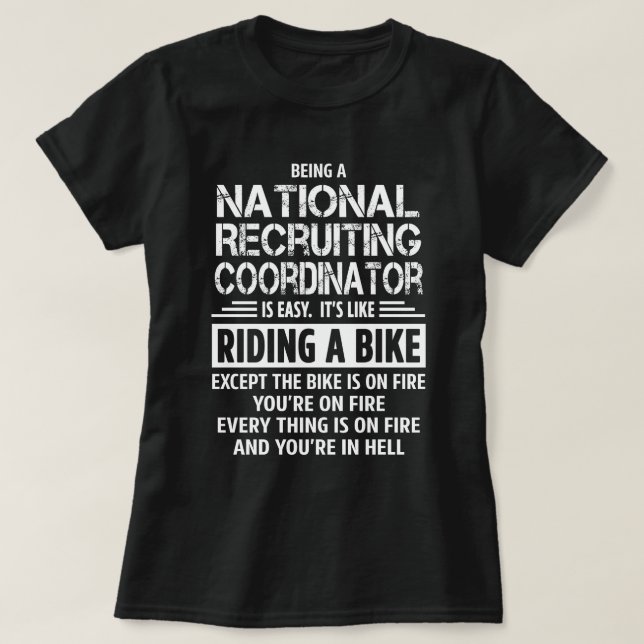 Nationaler Koordinator für die Rekrutierung T-Shirt (Design vorne)