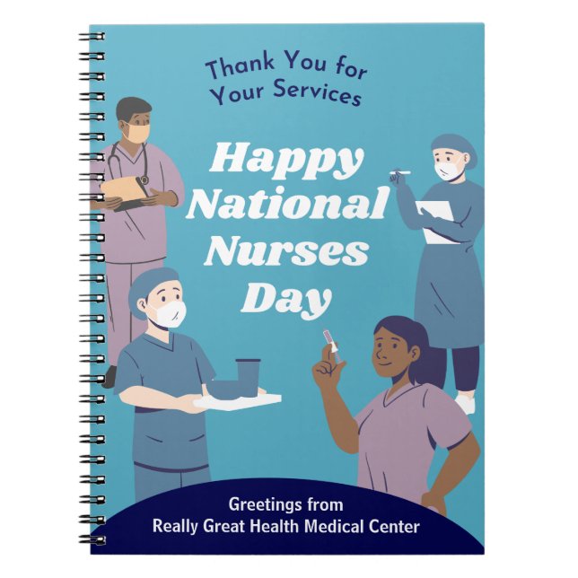 Nationaler Krankentag individuell anpassbar Notizblock (Vorderseite)