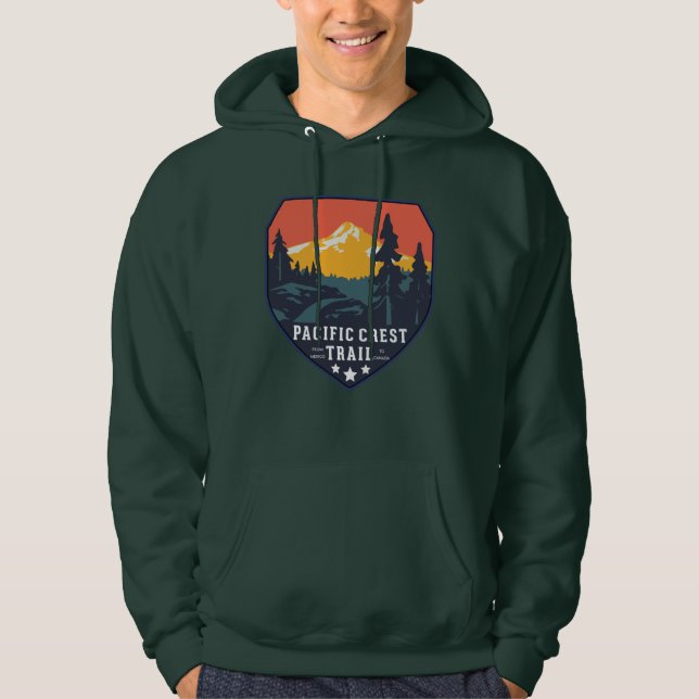 Nationaler Landschaftlicher Pfad des pazifischen W Hoodie (Vorderseite)