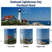 Nationaler Leuchtturm-Tag Portland Head Szene