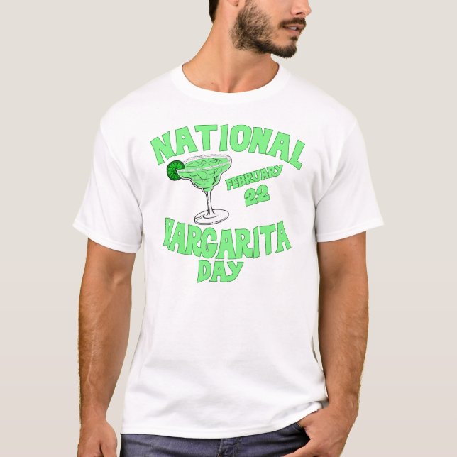 Nationaler Margarita-Tag T-Shirt (Vorderseite)