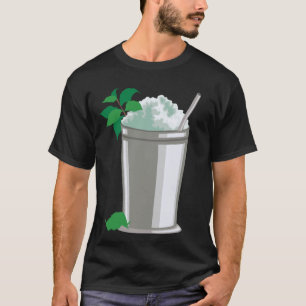 Nationaler Mint Julep Minzblatt Bourbon Zucker und T-Shirt