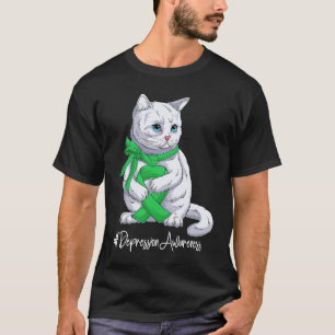 Nationaler Monat der Depressionserkennung Grüne Sc T-Shirt
