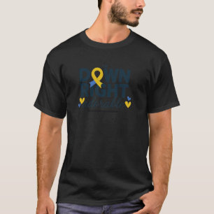 Nationaler Monat des Down-Syndrom-Bewusstseins Dow T-Shirt