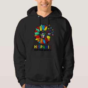 Nationaler Monat des hispanischen Erbes Sonnenblum Hoodie