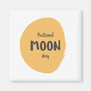 Nationaler Mondtag Magnet