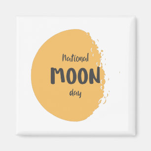 Nationaler Mondtag Magnet
