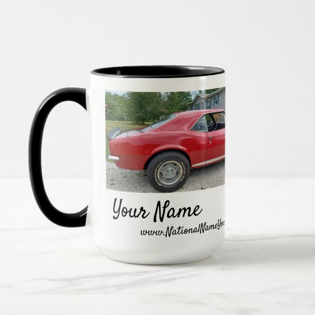 Nationaler Name Ihr Auto Combo Tasse (Links)