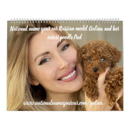 Nationaler Name Ihr Auto Russisches Modell Galina  Kalender