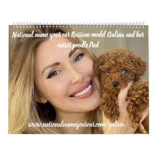 Nationaler Name Ihr Auto Russisches Modell Galina  Kalender