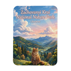 Nationaler Naturpark Sachowanyj Kraj Ukraine Magnet
