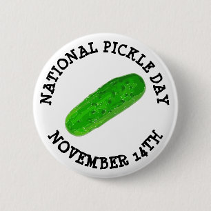 Nationaler Pickle Day 14. November Feiertage Button