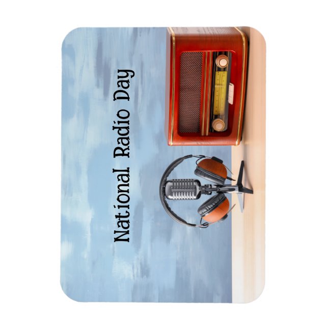 Nationaler Radiotag Magnet (Vertikal)