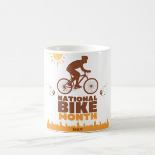 Nationaler Radmonat Kaffeetasse