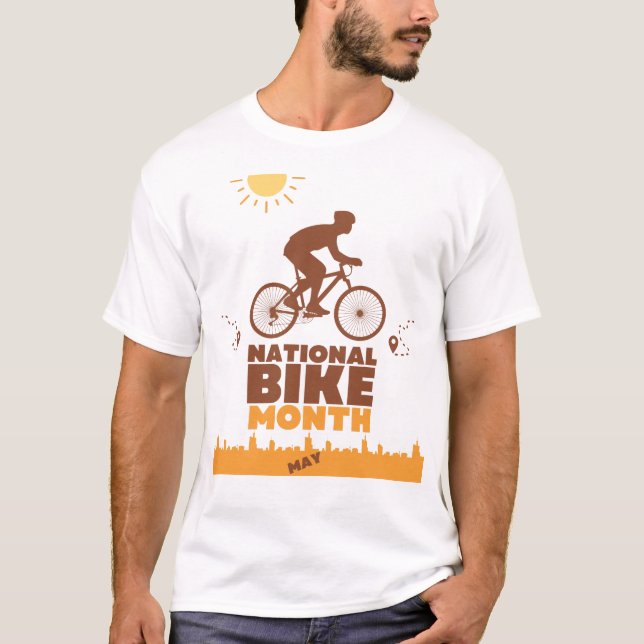 Nationaler Radmonat T-Shirt (Vorderseite)