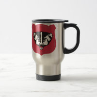 Nationaler Schutz-Insignie-Reise-Tasse Wisconsins