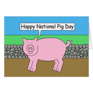 Nationaler Schweinetag - März 1.