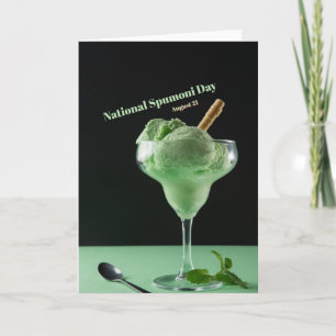 Nationaler Spumoni-Tag Karte
