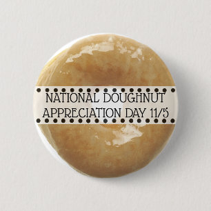 Nationaler Tag der Aufwertung von Doughnut am 5. N Button