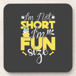 Nationaler Tag der Kurzen Mädchenbewertung Getränkeuntersetzer