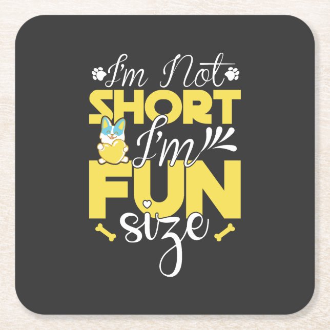 Nationaler Tag der Kurzen Mädchenbewertung Rechteckiger Pappuntersetzer (Vorderseite)