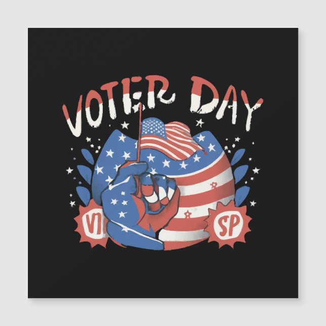 Nationaler Tag der Wählerregistrierung Magnetkarte (Vorderseite)