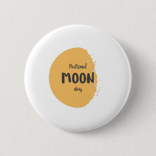 Nationaler Tag des Mondes Button