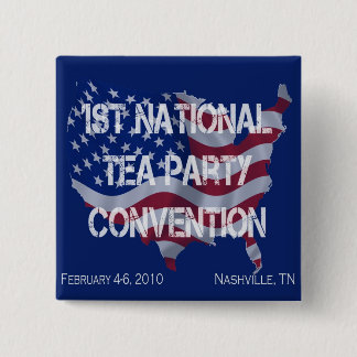 Nationaler Tee-Party-Versammlungs-Knopf Button