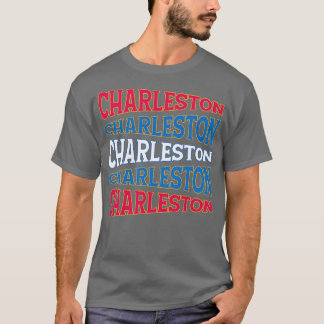 NATIONALER TEXT ART CHARLESTON T-Shirt