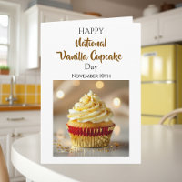 Nationaler Vanille-Cupcake-Tag | 10. November