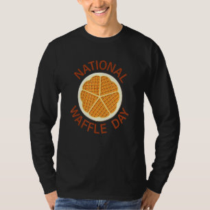 Nationaler Waffeltag August 24 Internationaler Mär T-Shirt