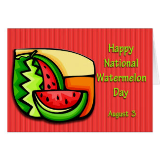 Nationaler Wassermelone-Tag am 3. August