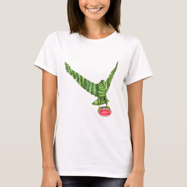 Nationaler Wassermelone-Tag Eagle T-Shirt (Vorderseite)