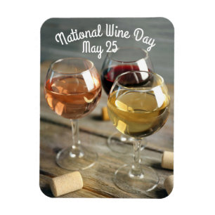 Nationaler Weintag Magnet