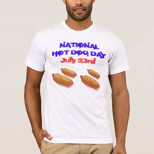 Nationaler Würstchen-Tag - 23. Juli T-Shirt (Vorderseite)