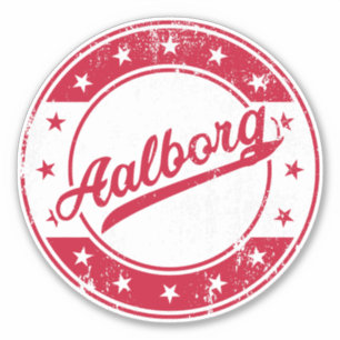 Nationales Aalborg Dänemark Aufkleber