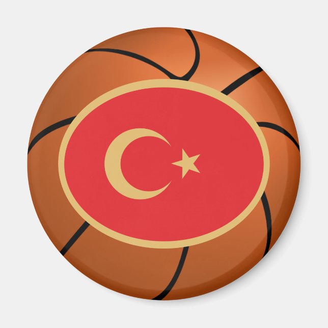 Nationales Basketballteam der Türkei Magnet (Vorne)
