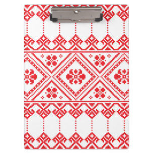Nationales Design der Ukraine anpassen Klemmbrett