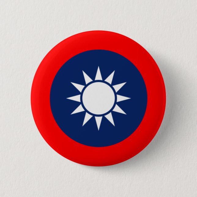 Nationales Emblem der Republiks China (Taiwan) Button (Vorderseite)