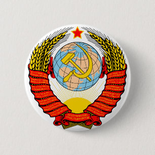 Nationales Emblem der Sowjetunions Button