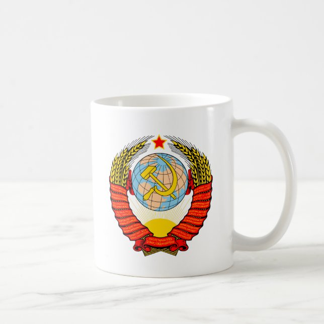 Nationales Emblem der Sowjetunions Kaffeetasse (Rechts)