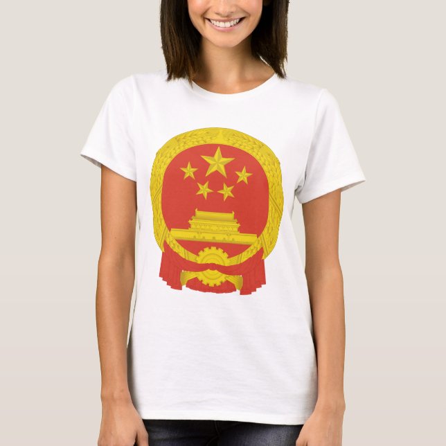 Nationales Emblem der Volksrepublik China T-Shirt (Vorderseite)