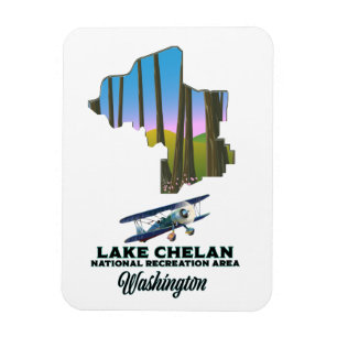 Nationales Erholungsgebiet Lake Chelan, Washington Magnet