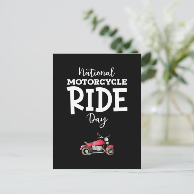 Nationales Fahrradzeichen Postkarte (Stehend Vorderseite)